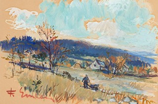 Landscape in autumn