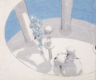 In the sculpture studio