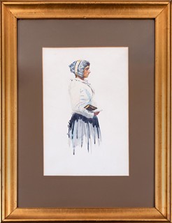 Girl in traditional costume