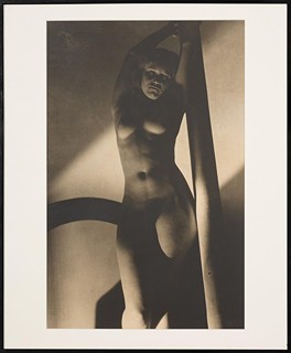 Standing female nude
