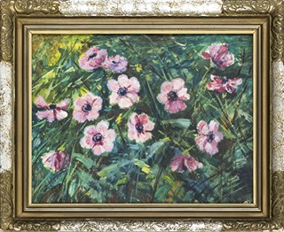 Flowers in a flower bed