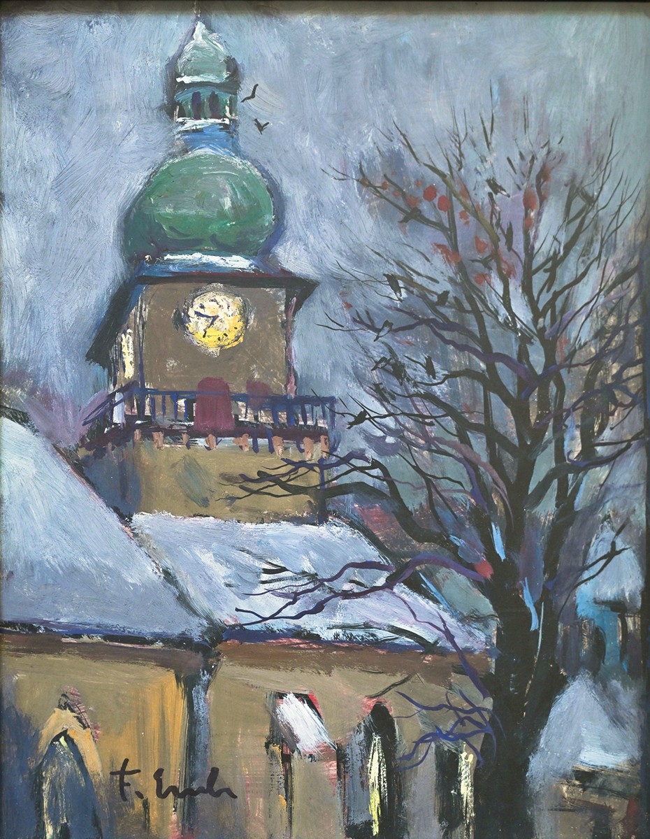František Emler (1912-1992) - Kostelní věž