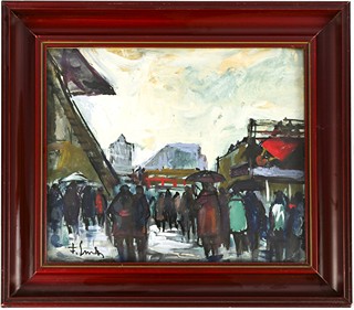 František Emler (1912-1992) - Deštivý den