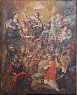 Neznámý autor - Biblický výjev - barokní obraz