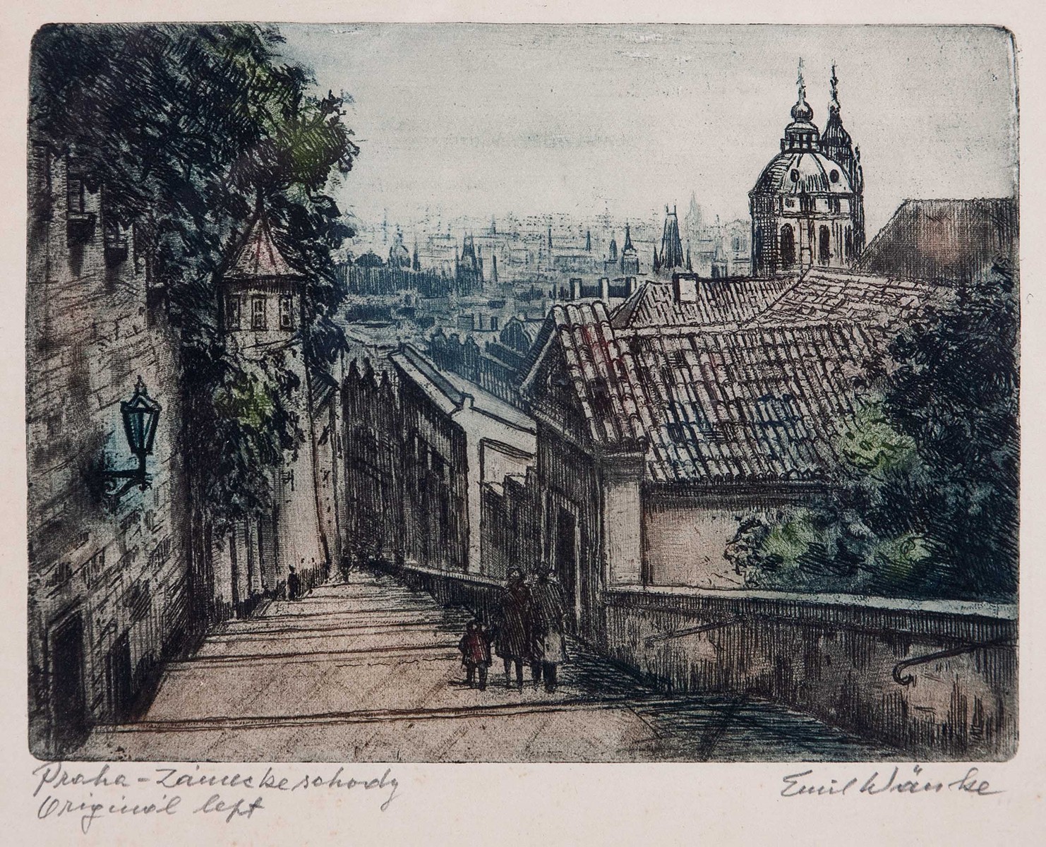 Emil Wanke (1901) - Praha - Zámecké schody