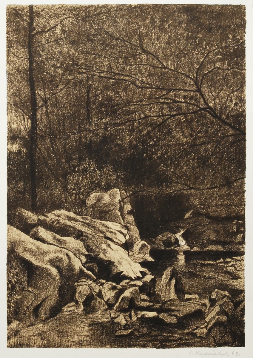 Josef Kadeřábek (1915 - 2002) - Lesní bystřina