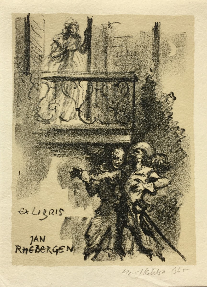 Emil Kotrba (1912 - 1983) - Ex libris Jan Rhebergen