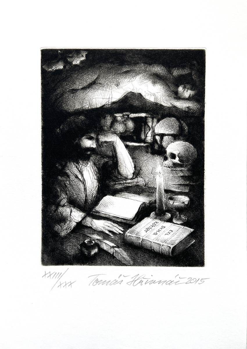 Tomáš Hřivnáč (1959) - Ex libris Dr. H.- D. Köhler