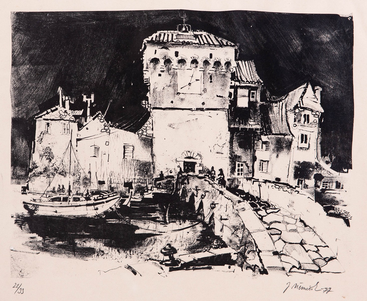 Július Němčík (1909 - 1986) - Přístav