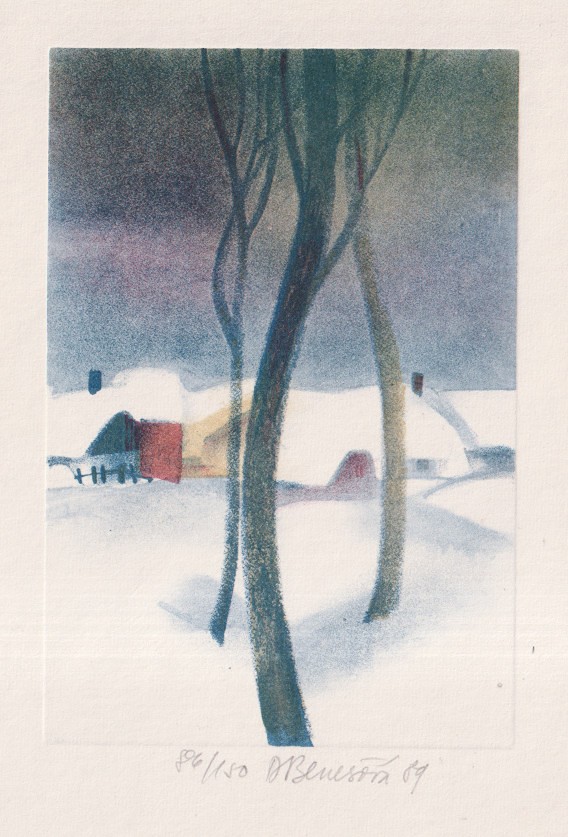 Daniela Benešová (1929) - Zasněžená vesnice