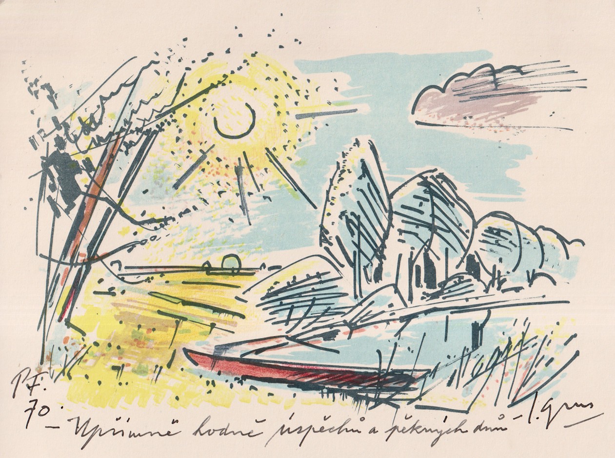 Jaroslav Grus (1891 - 1983) - Lodička
