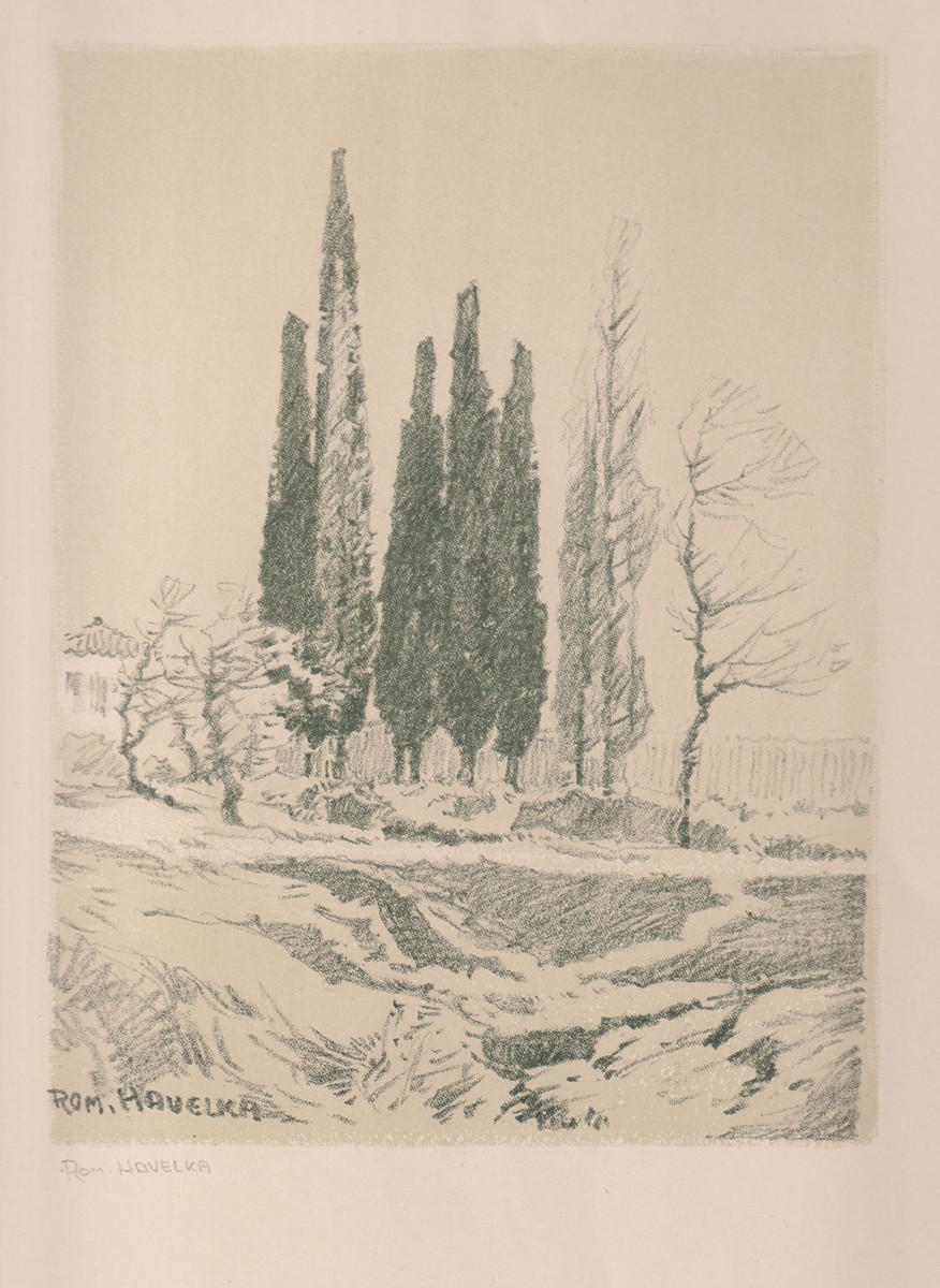 Roman Havelka (1877 - 1950) - Italský motiv