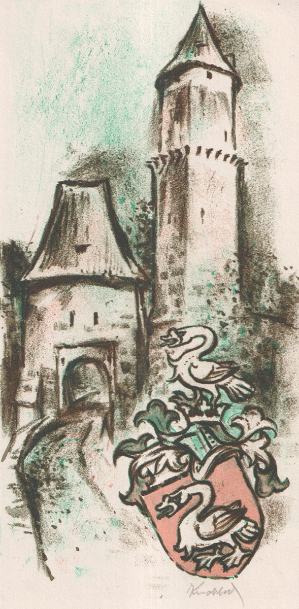 Bohuslav Knobloch (1924 - 1998) - Hrad Zvíkov