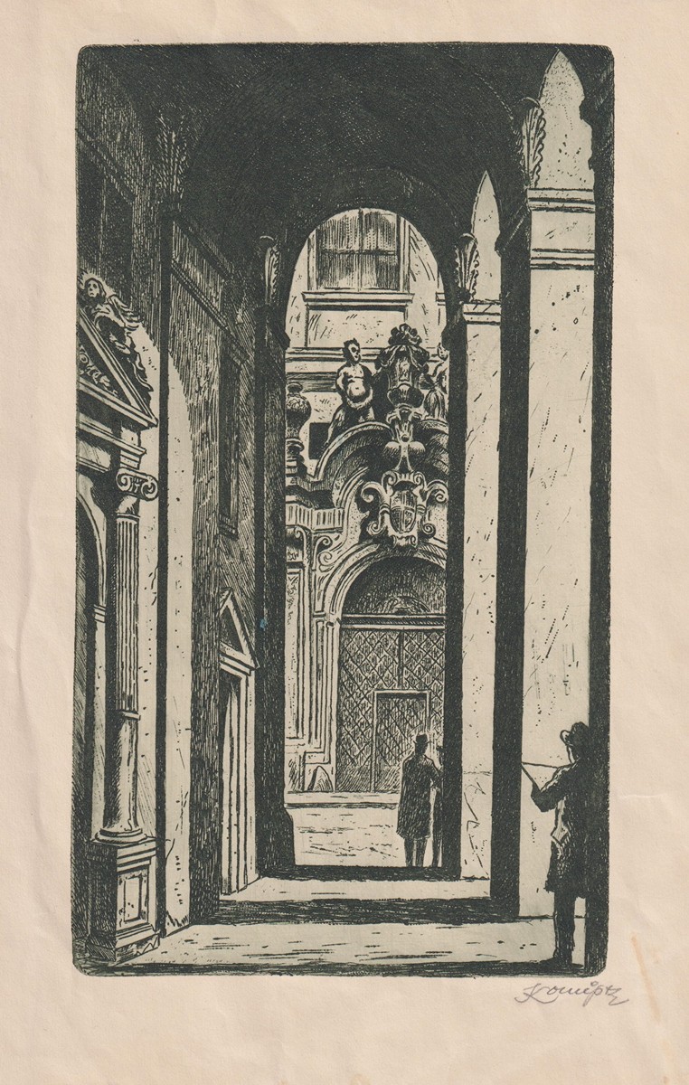 Jan Konůpek (1883 - 1950) - Kostel
