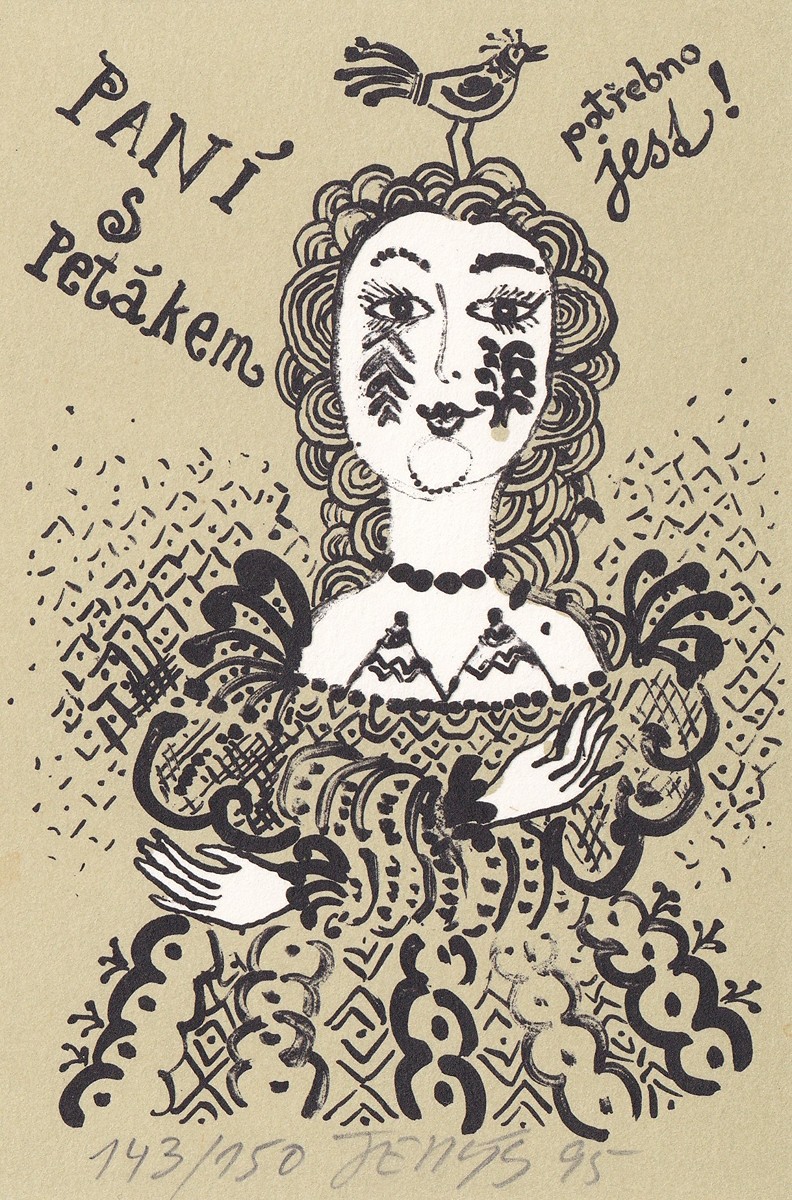 Jan Antonín Pacák (1941 - 2007) - Paní s Petákem