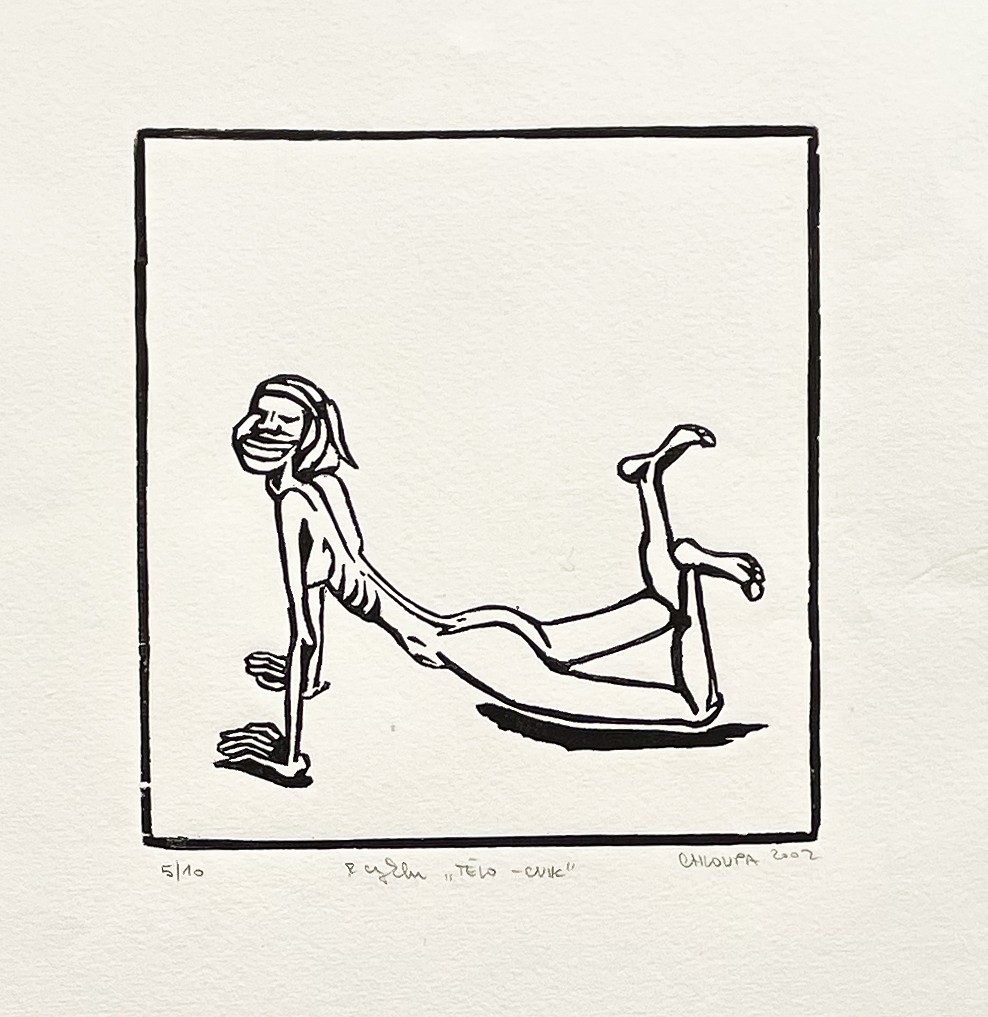 Martina Chloupa (1976) - Z cyklu "tělo-cvik" I
