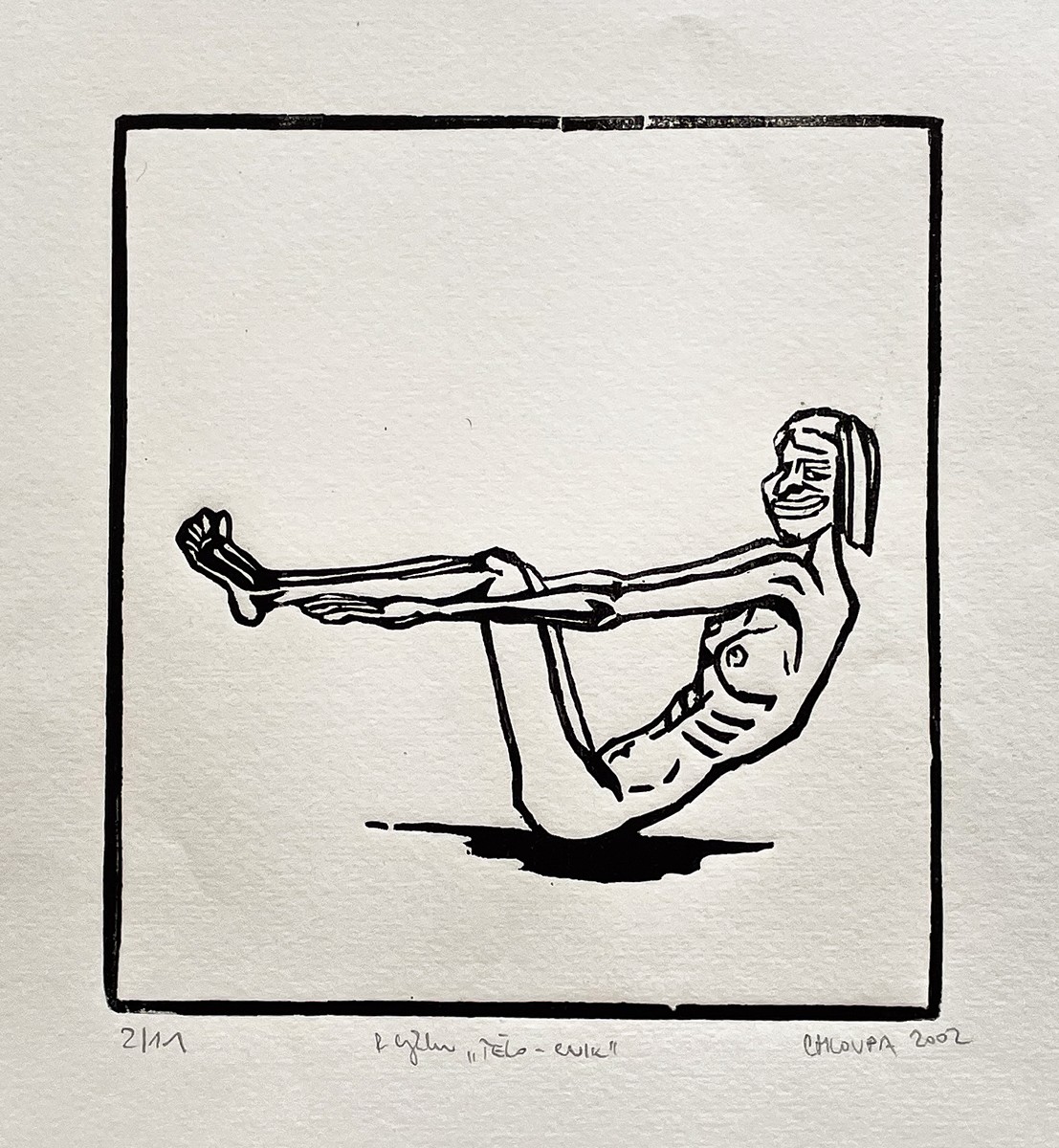 Martina Chloupa (1976) - Z cyklu "tělo-cvik" III