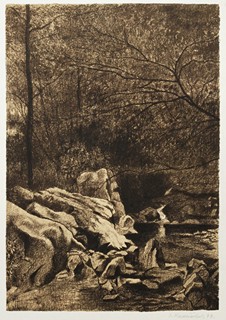 Josef Kadeřábek (1915 - 2002) - Lesní bystřina