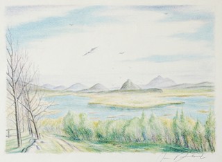 Jan Rambousek (1895 - 1976) - Máchovská krajina