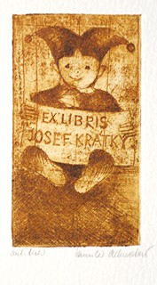 Kamila Ženatá (1953) - Ex libris Josef Krátký