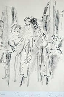 František Jiroudek (1914 - 1991) - U švadleny