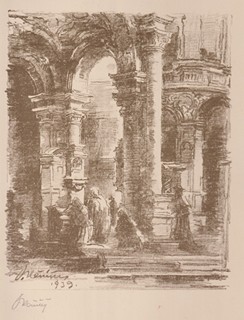 Oldřich Blažíček (1887 - 1953) - Interiér kostela