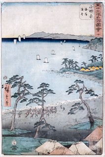 Utagawa Hiroshige (1797 - 1858) - Rybaři