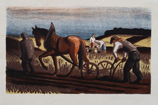 Oldřich Kerhart (1895 - 1947) - Práce na poli