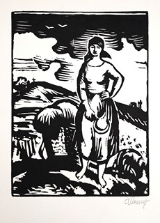Alois Moravec (1899 - 1987) - Na poli