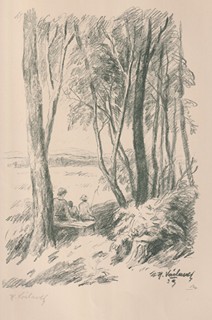 Hilar Václavek (1884 - 1951) - Pod stromy
