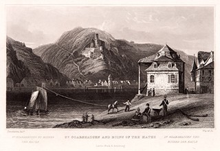 Matthaus Merian (1595 - 1650) - St. Goarshausen