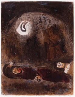 Marc Chagall (1887 - 1985) - Ruth u nohou Boaze