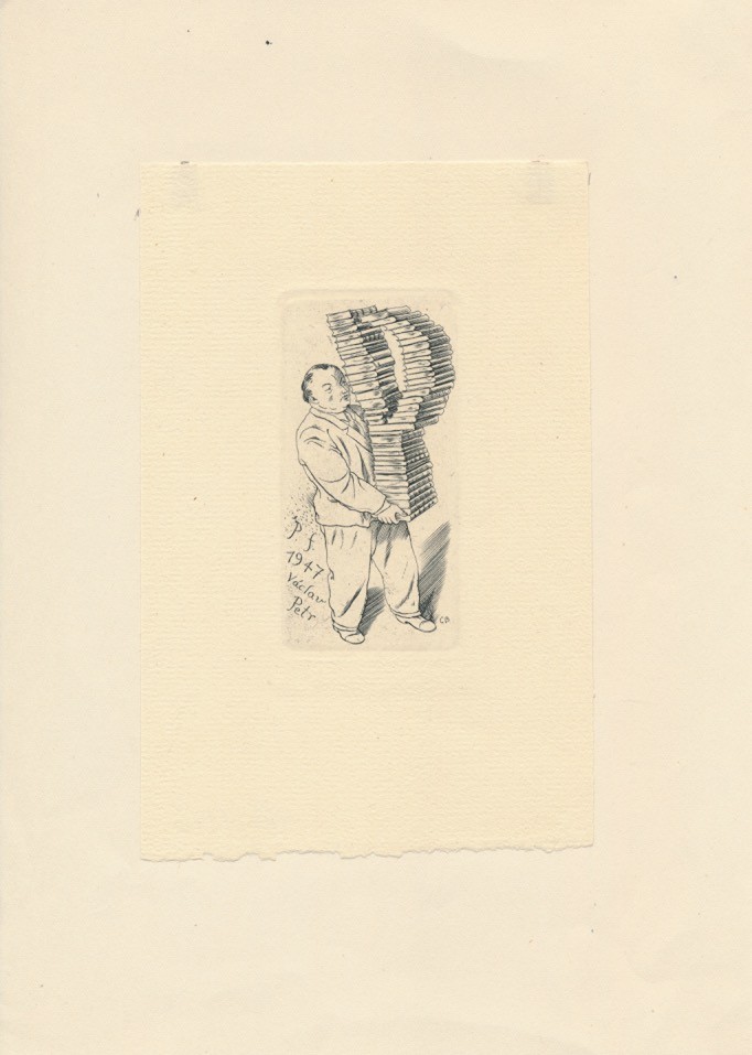 Cyril Bouda (1901 – 1984) - PF 1947, Václav Petr
