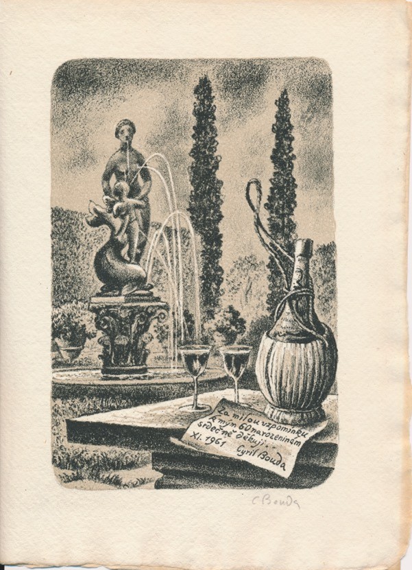 Cyril Bouda (1901 – 1984) - Na skleničku