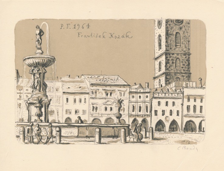 Cyril Bouda (1901 – 1984) - Náměstí Přemysla Otakara II.