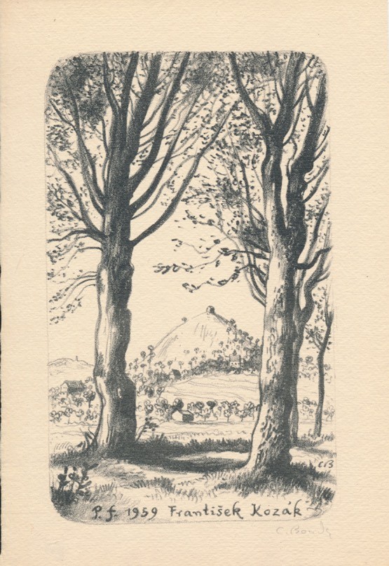 Cyril Bouda (1901 – 1984) - Pohled na kopeček