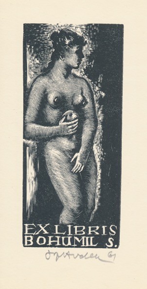 Josef Hodek (1888 – 1973) - Dívka s jablkem