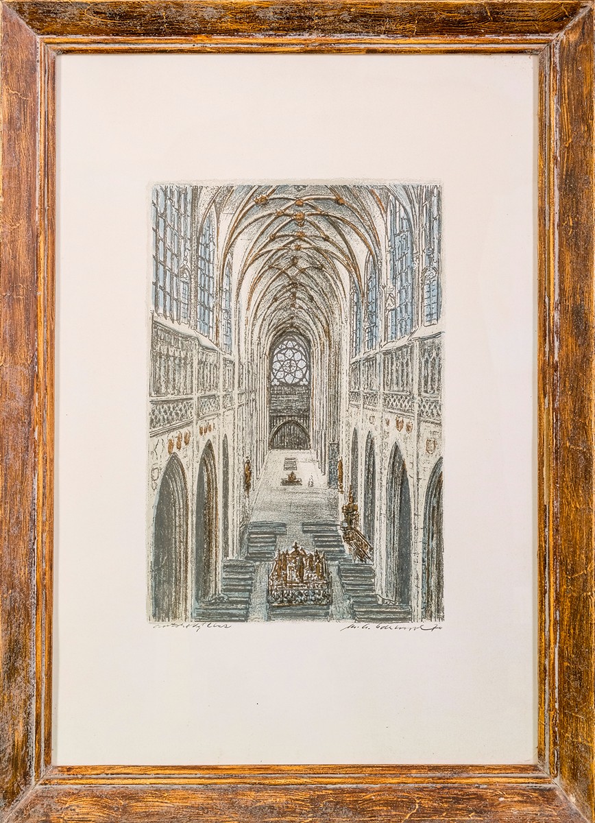 Antonín Odehnal (1878 – 1957) - Interiér chrámu