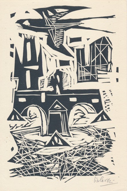 Josef Liesler (1912 - 2005) - Vlaštovka nad Prahou