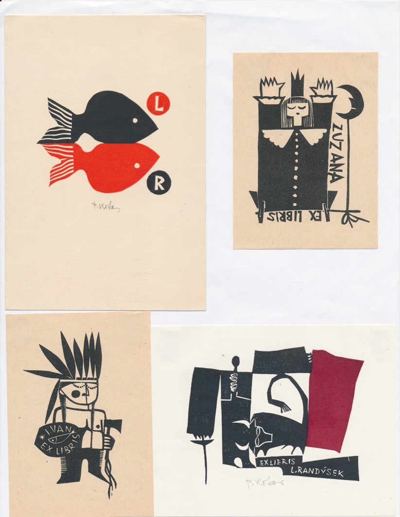 Pavel Kotas (1938-2007) - Konvolut čtyř grafik
