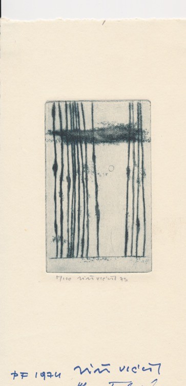 Jiří Vláčil (1924 - 1983) - PF 1974, Abstrakce
