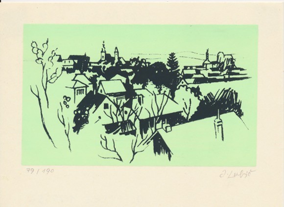 Josef Lubič (1935) - Pohled na město