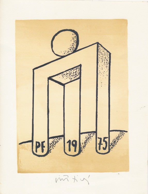 Jiří Tichý (1924 – 2013) - PF 1975, Optický klam