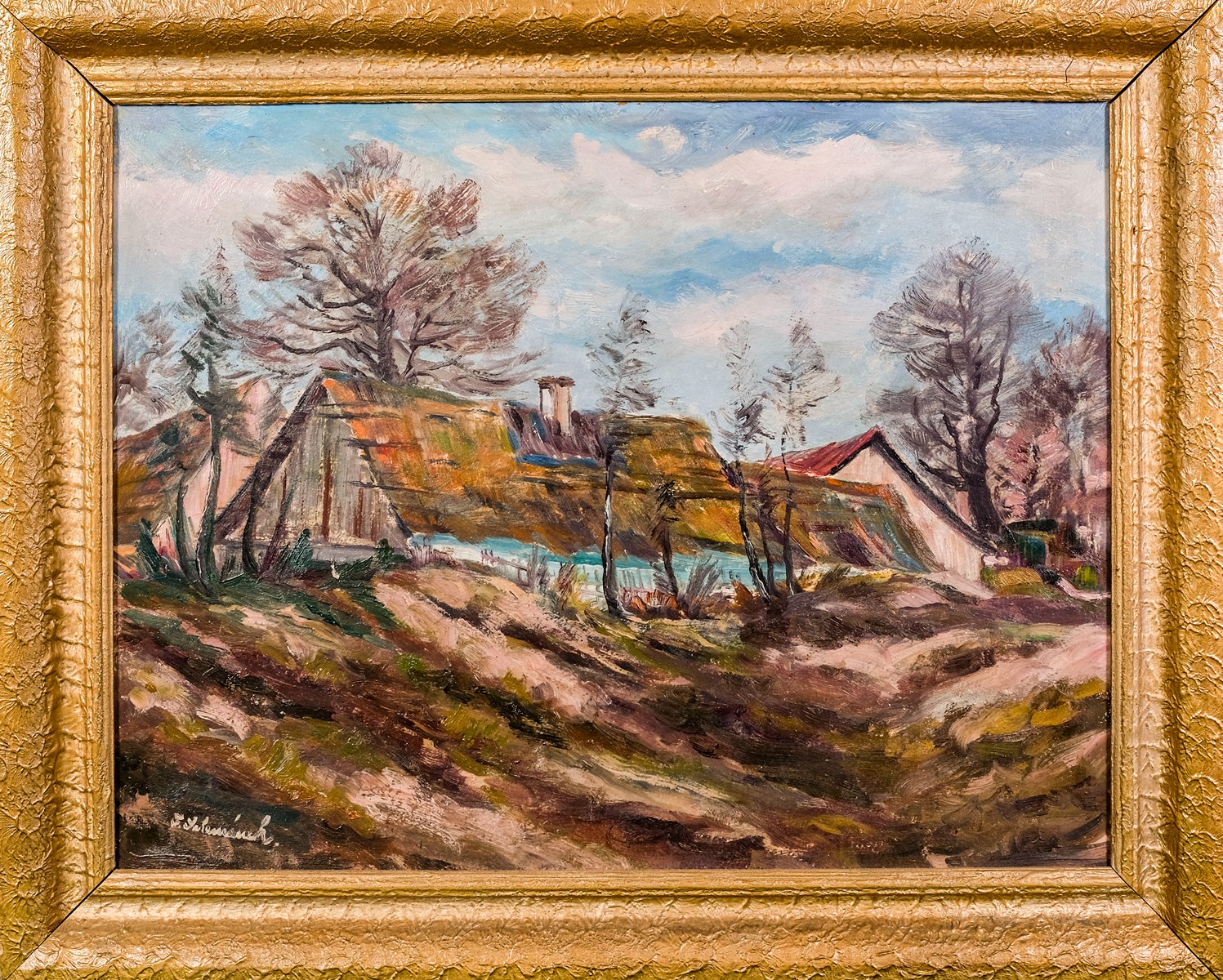 František Salamánek (1908-1993) - Česká vesnice