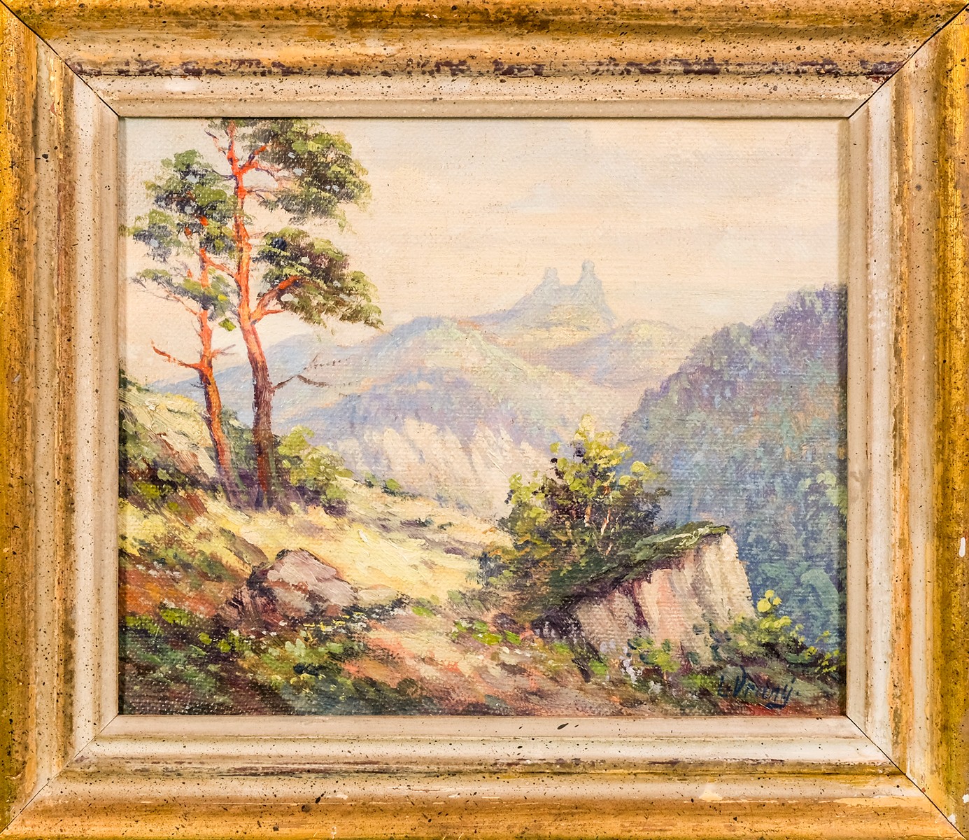 Ladislav Vraný (1851 – 1907) - Pohled na Trosky