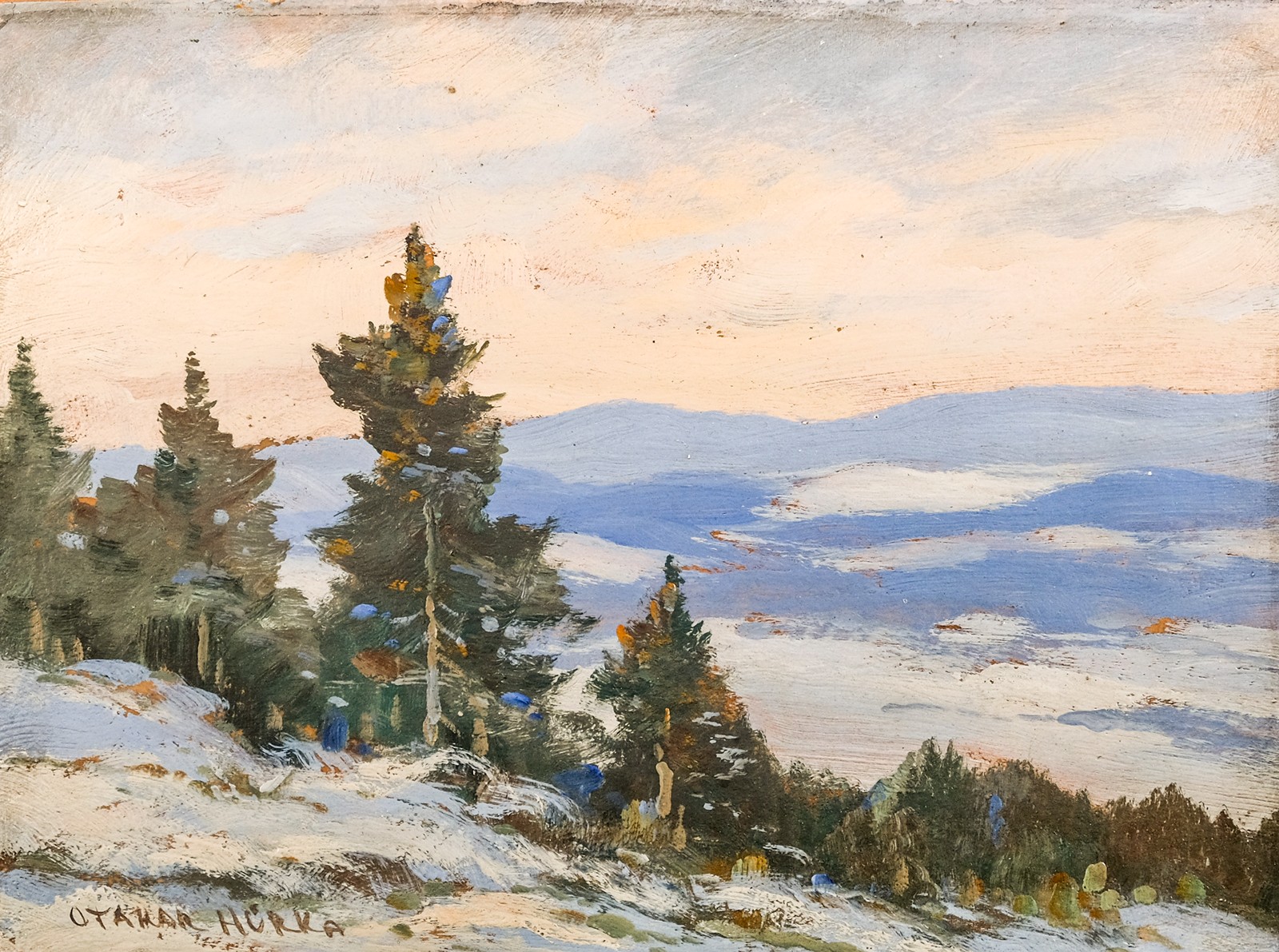 Otakar Hůrka (1889 – 1966) - Výhled z mýtiny