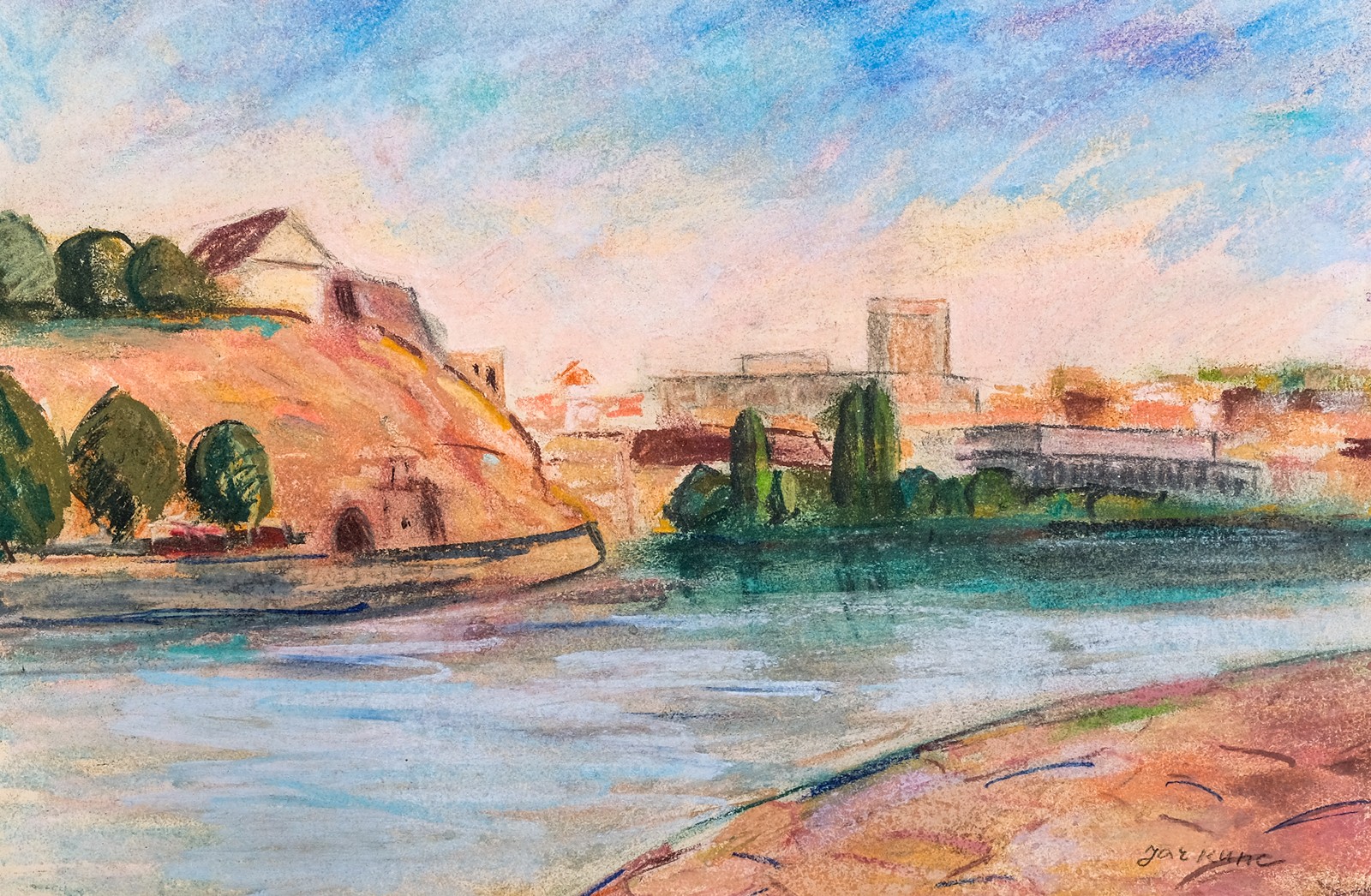 Jaromír Kunc (1900 - 1971) - U Vltavy