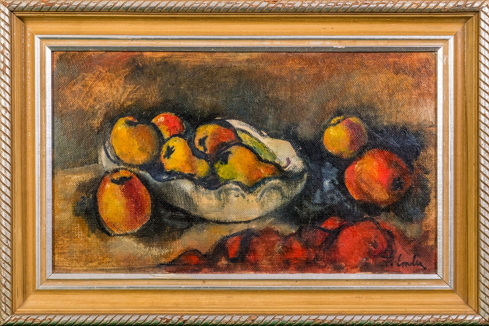 František Emler (1912-1992) - Mísa s ovocem