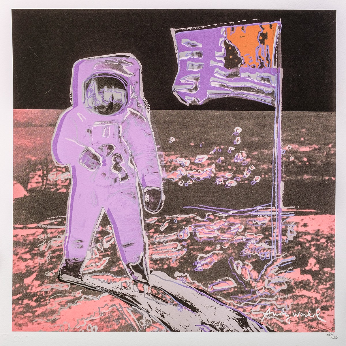 Andy Warhol (1928 – 1987) - Přistání na měsíci