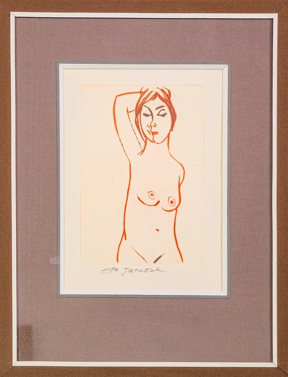 Ota Janeček (1919 – 1996) - Dívčí akt